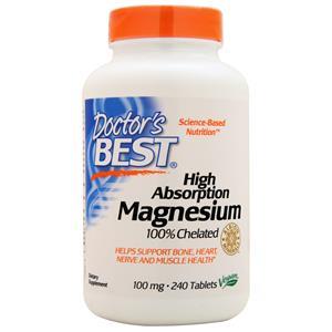 Doctor's Best High Absorption Magnesium  240 tabs