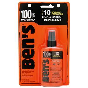 Ben's 100% Deet Tick & Insect Repellent Spray  3.4 fl.oz