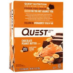 Quest Nutrition Quest Natural Protein Bar Chocolate Peanut Butter 12 bars