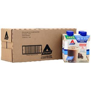 Atkins Ready To Drink Shake (RTD Tetra-Can) Dark Chocolate Royale 12 cans