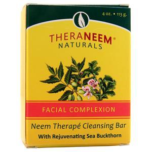 Theraneem Organix Neem Therape Cleansing Bar Facial Complexion 4 oz