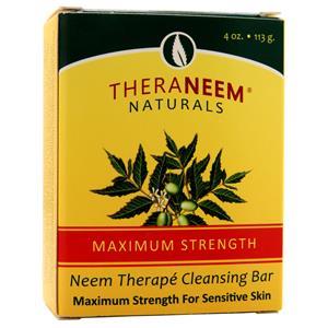 Theraneem Organix Neem Therape Cleansing Bar Maximum Strength 4 oz
