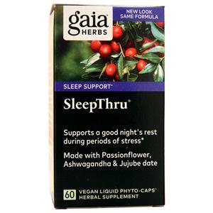 Gaia Herbs SleepThru  60 vcaps