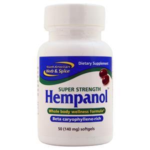 North American Herb & Spice Hempanol Super Strength  50 sgels
