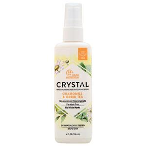 Crystal Mineral Deodorant Spray Chamomile & Green Tea 4 fl.oz
