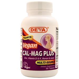 Deva Nutrition Vegan Cal-Mag Plus  90 tabs