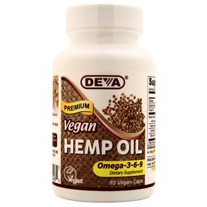 Deva Nutrition Vegan Hemp Oil  90 vcaps