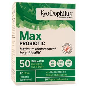 Kyolic Kyo-Dophilus Max Probiotic (50 Billion CFU)  30 vcaps