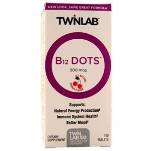 TwinLab B-12 Dots Cherry 100 tabs