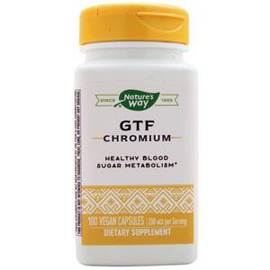 Nature's Way GTF Chromium  100 vcaps