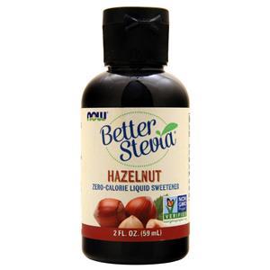 Now Better Stevia - Zero Calorie Sweetener Hazelnut 2 fl.oz