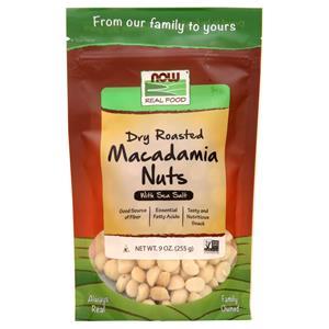 Now Macadamia Nuts - Dry Roasted & Salted  9 oz