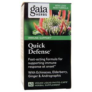 Gaia Herbs Quick Defense  40 lcaps