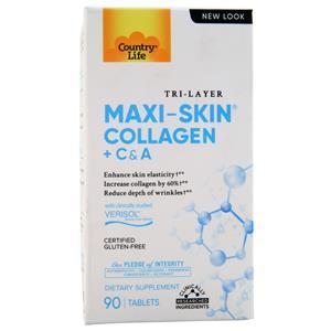 Country Life Maxi-Skin Collagen + C&A  90 tabs