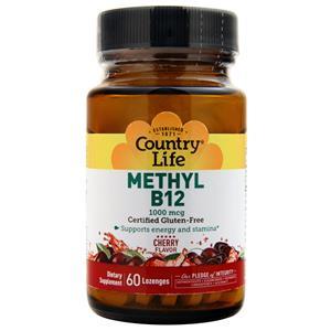 Country Life Methyl B12 (1000mcg) Cherry 60 lzngs