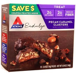 Atkins Endulge Candy Pecan Caramel Clusters 10 pckts