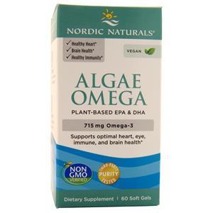 Nordic Naturals Algae Omega Plant-Based EPA & DHA  60 sgels