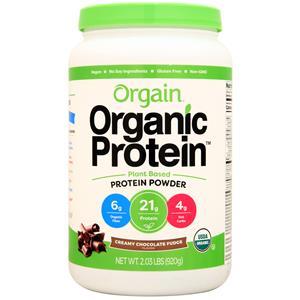 Orgain Organic Protein - Plant Based Powder Creamy Chocolate Fudge 2.03 lbs