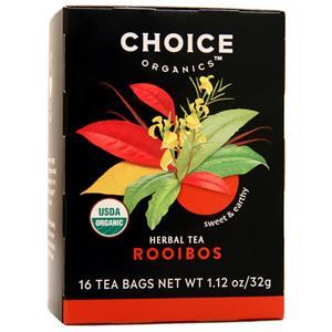 Choice Organics Herbal Tea Rooibos 16 pckts