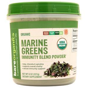 Bare Organics Organic Marine Greens Immunity Blend Powder  8 oz