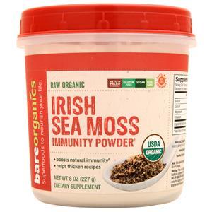 Bare Organics Raw Organic Irish Sea Moss Immunity Powder  8 oz