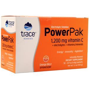 Trace Minerals Research Electrolyte Stamina Power Pak Orange Blast 30 pckts