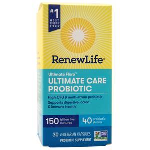 Renew Life Ultimate Flora Ultimate Care Probiotic 150 Billion  30 vcaps