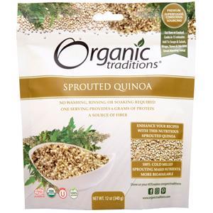 Organic Traditions Sprouted Quinoa  12 oz