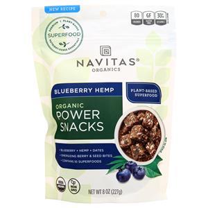 Navitas Organic Power Snacks Blueberry Hemp 8 oz