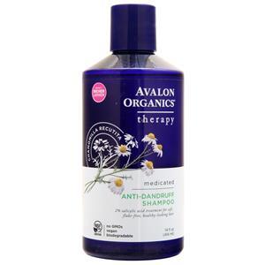 Avalon Organics Anti-Dandruff Shampoo Medicated 14 fl.oz