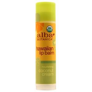 Alba Botanica Hawaiian Lip Balm Nourishing Coconut Cream 0.15 oz