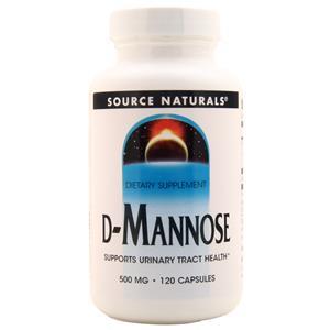 Source Naturals D-Mannose (500mg)  120 caps
