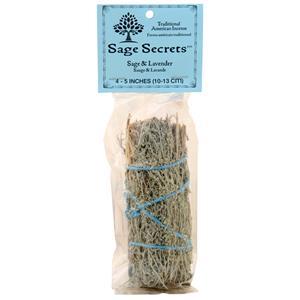 Sage Spirit Sage Secrets - Traditional American Incense Sage & Lavender - 4-5 inches 1 count