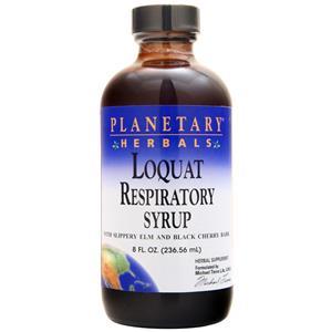 Planetary Formulas Loquat Respiratory Syrup  8 fl.oz