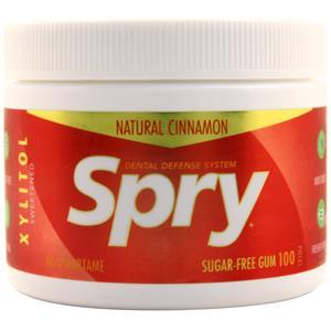 Xlear Spry Xylitol Gum (Sugar-Free) Natural Cinnamon 100 count