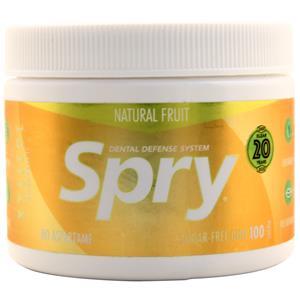 Xlear Spry Xylitol Gum (Sugar-Free) Natural Fruit 100 count