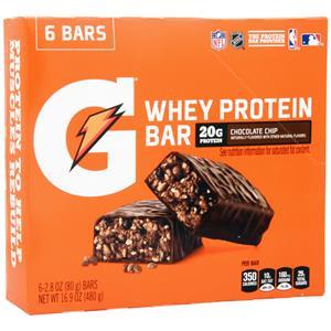 Gatorade Recover Whey Protein Bar Chocolate Chip 6 bars