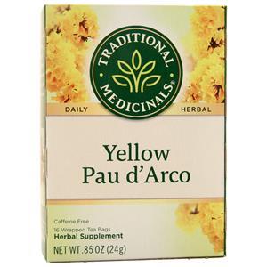 Traditional Medicinals Daily Herbal Tea Yellow Pau d'Arco 16 pckts