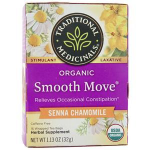 Traditional Medicinals Organic Laxative Tea Smooth Move - Senna Chamomile 16 pckts