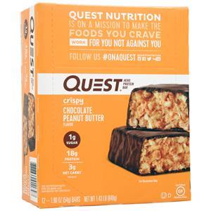 Quest Nutrition Quest Hero Protein Bar Crispy Chocolate Peanut Butter 12 bars