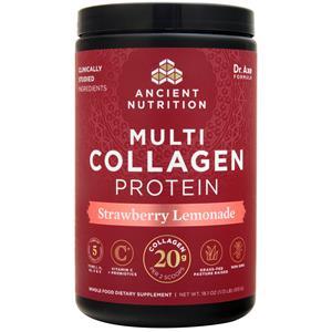 Ancient Nutrition Multi Collagen Protein Powder Strawberry Lemonade 513 grams