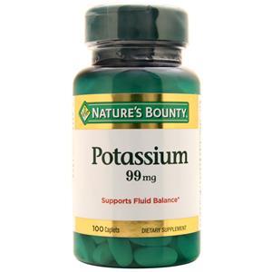 Nature's Bounty Potassium (99mg)  100 cplts