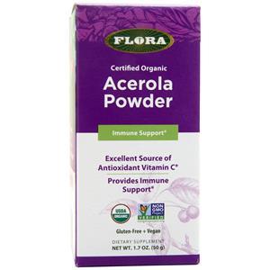 Flora Acerola Powder - Certified Organic  1.7 oz