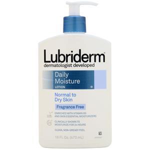 Lubriderm Daily Moisture Lotion Fragrance Free 16 fl.oz