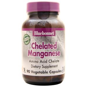 Bluebonnet Chelated Manganese (10mg)  90 vcaps