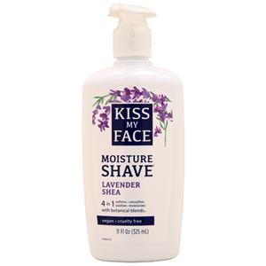 Kiss My Face Moisture Shave Lavender Shea 11 fl.oz