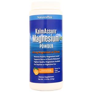 Nature's Plus KalmAssure Magnesium Powder Refreshing Orange 1.15 lbs