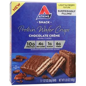 Atkins Protein Wafer Crisp Snack Chocolate Creme 5 bars