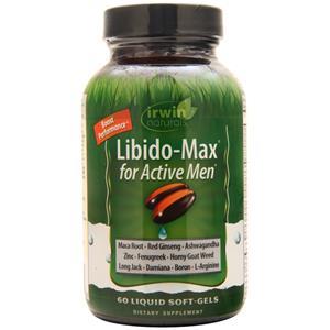 Irwin Naturals Libido-Max for Active Men  60 sgels