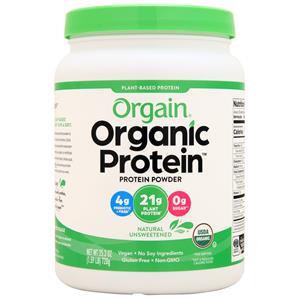 Orgain Organic Protein - Plant Based Powder Natural Unsweetened 1.59 lbs